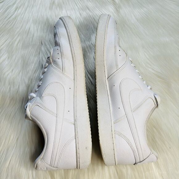 Nike Court Vision Low Triple White Sneakers - Picture 6 of 9